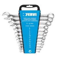 Combination Key Set 12 pieces 6-22mm FERVI