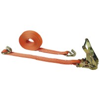 Fascia di Ancoraggio 10mt + 1mt Gancio ad Uncino con Tenditore a Cricchetto Fervi