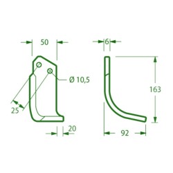 Hoes for Ferrari Type 72 Super Arco Elicoidale Milling Machine