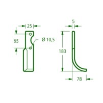 Hoes for Ferrari Type 300 Arc Mill