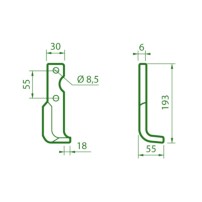 Hoes for Ferrari Type 320 - 330 - 340 Helical Arch Milling Machine