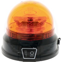 Lampeggiante a LED con base Magnetica a Batteria Ricaricabile