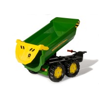 122165 Rolly Toys Carrello John Deere Halfpipe Ribaltabile