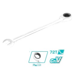 Chiavi Combinate a Cricchetto Cromate Total