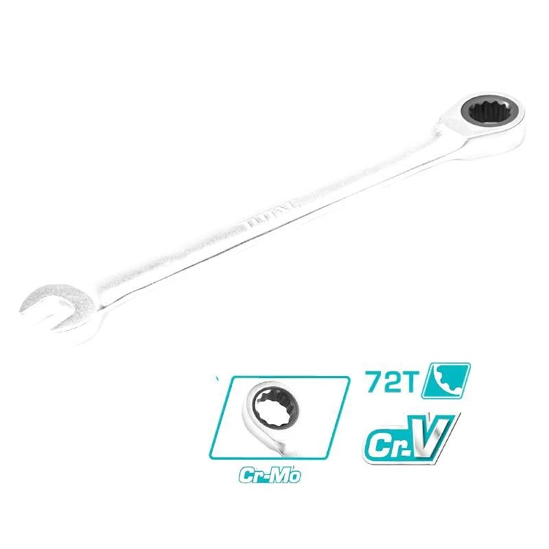 Chiavi Combinate a Cricchetto Cromate Total