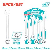 Ratchet Wrench Set 6pcs from 8mm to 17mm