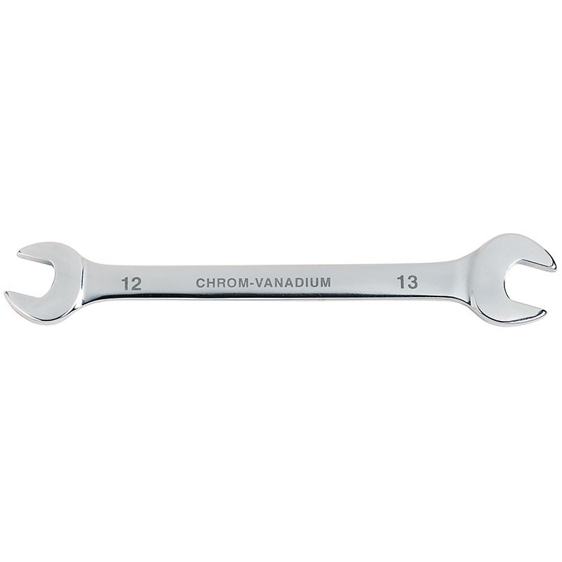 FERVI 0201 Chrome-Plated Double Fork Wrenches