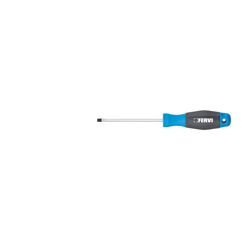 3 mm Slotted Screwdriver Length 155 mm Magnetic Tip FERVI C884/3075 3 mm Slotted Screwdriver Length 155 mm Magnetic Tip FERVI C884/3075
