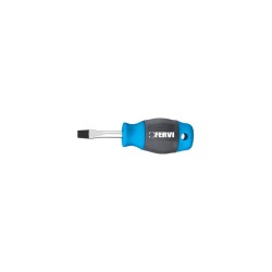 Short Slotted Screwdriver 6 mm Length 100 mm Magnetic Tip FERVI C884/6038