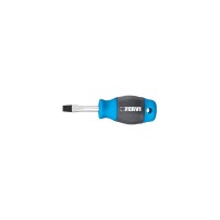 Short Slotted Screwdriver 6 mm Length 100 mm Magnetic Tip FERVI C884/6038