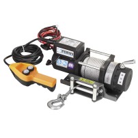 Argano Elettrico FERVI 12V Motore 1.0 kW 1,3HP Tiro Orizzontale 2000Kg