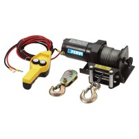 Argano Elettrico FERVI 12V Motore 0,7 kW 0,9 HP Tiro Orizzontale 450/900 Kg