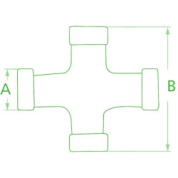 Crociera per Cardani 24x61 mm