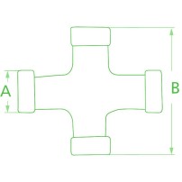 Crociera per Cardani 24x61 mm