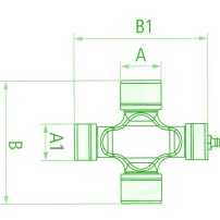 Crociera per Cardani Omocinetici WW80° 30.2x91.5 27x100 mm