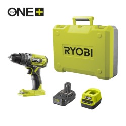 R18PD2-120B Trapano Avvitatore a Percussione 18V Ryobi con Batteria da 2.0 Ah