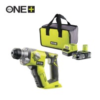 R18SDS-125S Tassellatore SDS+ 18V Ryobi Con Batteria da 2.5 Ah e Borsa