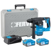 FB20RH3AB-24B 20V BRUSHLESS FERVI Cordless Hammer Drill With 2 x 4Ah Batteries