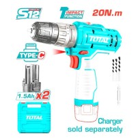 TIDLI12202E 12V TOTAL Impact Drill Driver
