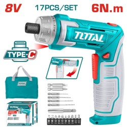 TSDLI0802 Avvitatore 8V completo di Accessori TOTAL