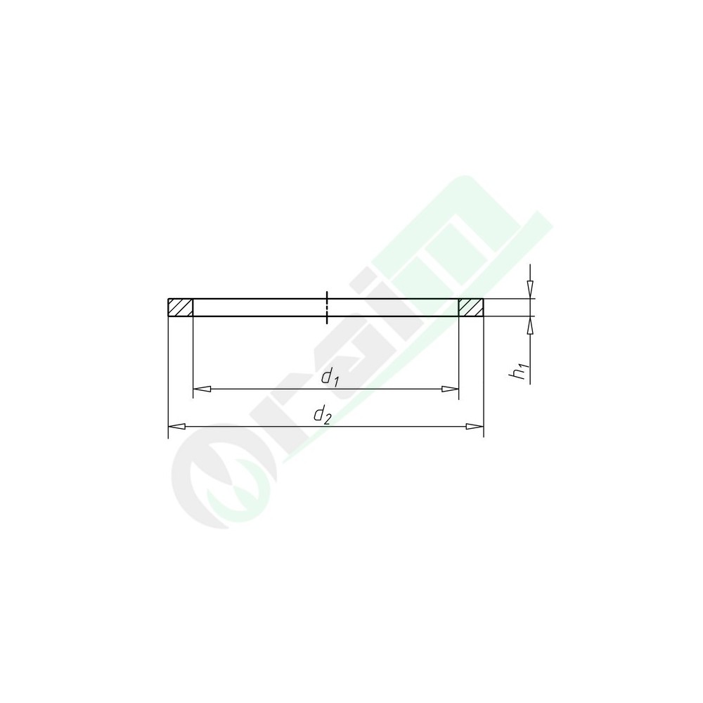 Rondella in Alluminio 17x23x1,5 DIN 7603 Codice RAL1723