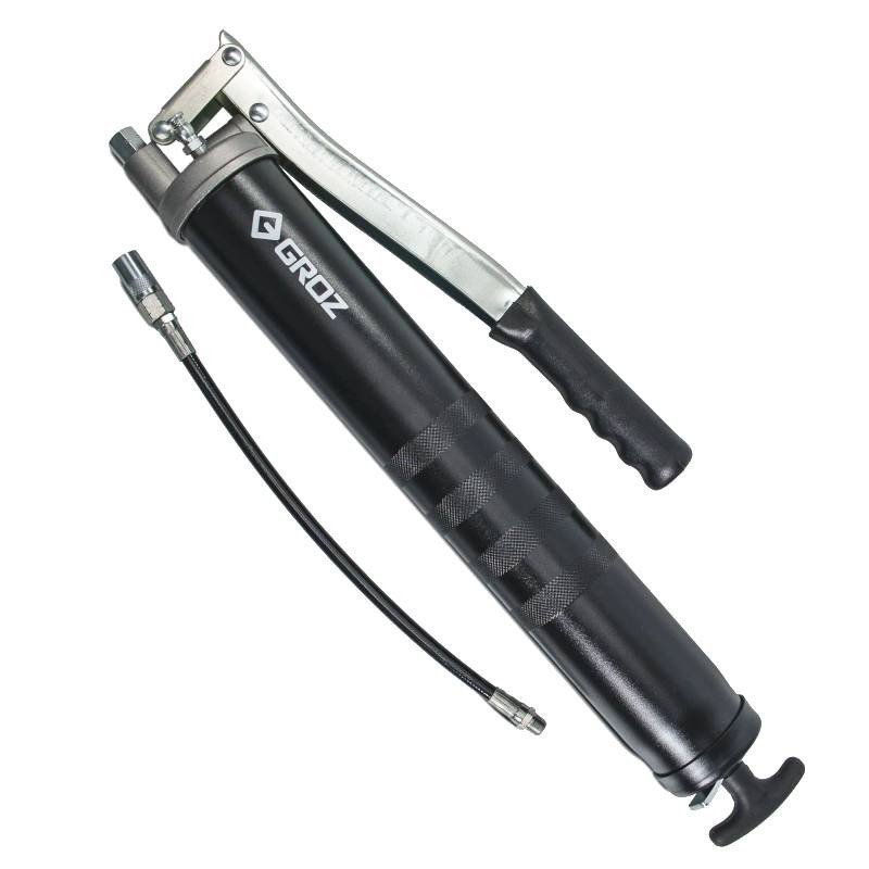 Professional Lever Grease Gun Intensive Use for 600 g Cartridges GROZ