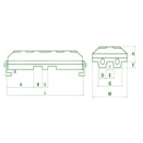 Clip-on Rubber Overshoe L.600 mm
