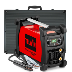 Saldatrice Inverter Telwin TECHNOLOGY 238 XT CE/MPGE MMA-TIG – 230V con Valigetta in Alluminio
