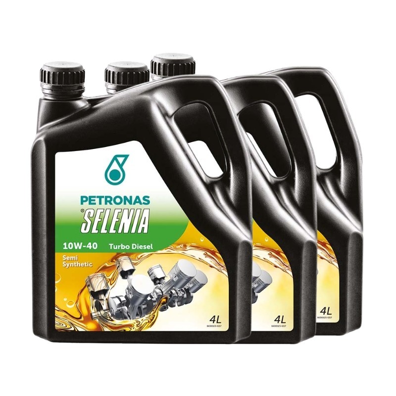 Prendi 3 Paghi 2 - Olio Motore Selenia 10W-40 Turbo Diesel 4LT | Petronas