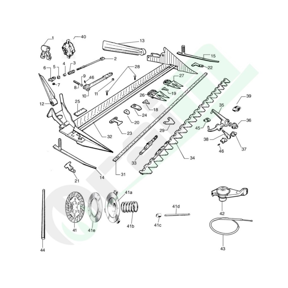 BCS 622 Series Spare Parts | Technical Diagrams | Raim Store
