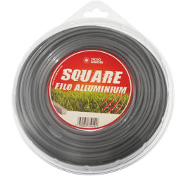 Filo per decespugliatore Quadro Ø 2.4x70m Colore Grigio