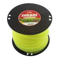 Filo per decespugliatore Quadro Ø 2.4x340m Colore Giallo