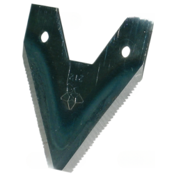 Sezione Lama 3" a 2 Fori 81x2mm Rigata - Confezione 25 pezzi BCS