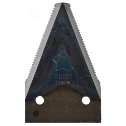 Sezione Lama 2" a 2 Fori 80x2.5mm Rigata - Confezione 25 pezzi BCS