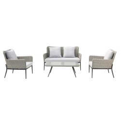 Set Salottino Luxury Rattan Tortora Estosa
