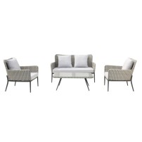 Set Salottino Luxury Rattan Tortora Estosa