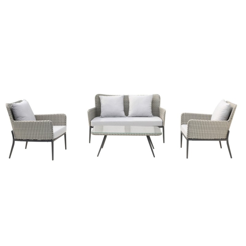 Set Salottino Luxury Rattan Tortora Estosa