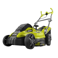 Electric Lawnmower 1500W 36cm with Mulching and 45L Bag | Ryobi
