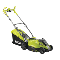 Electric Lawnmower 1500W 36cm with Mulching and 45L Bag | Ryobi