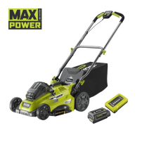 Tosaerba a Batteria 36V 40cm con Mulching e Sacco | Ryobi 1x5.0Ah