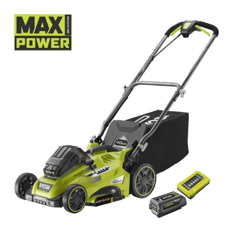 Tosaerba 36V 40cm con Movenza Assistita e Mulching | Ryobi 1x5.0Ah