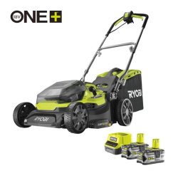 Rasaerba a Batteria Ryobi Motore Ibrido 36V con 2 Batteria 5Ah/18V RY18LMH37A-250