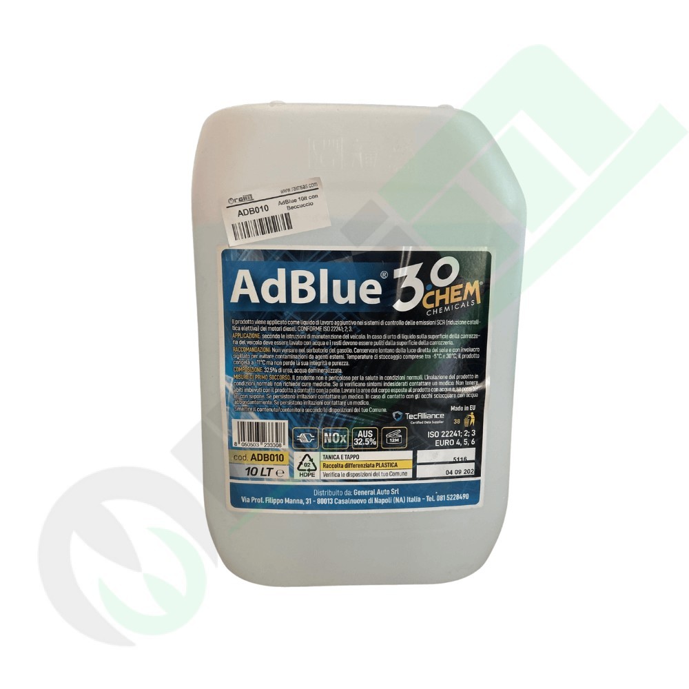 AdBlue 10 Litre 3.0 CHEM | ISO 22241 Certified | SCR