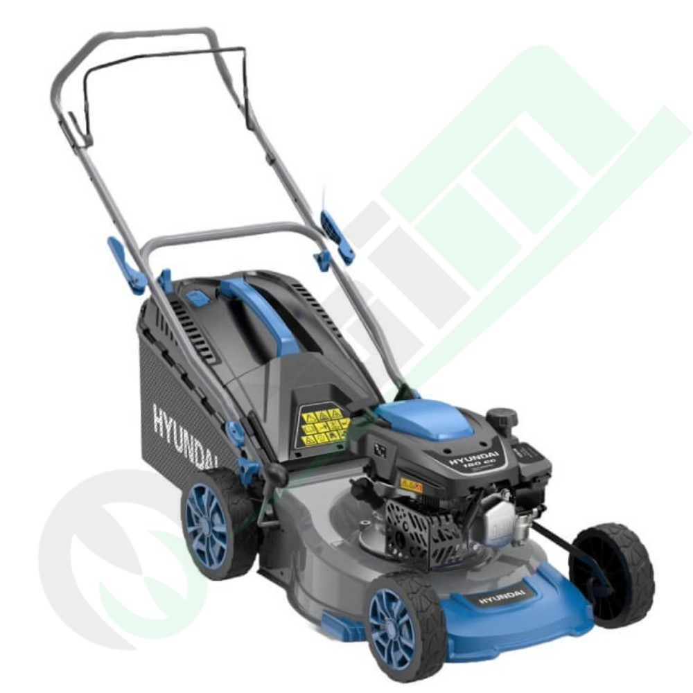 Hyundai 65800 Push Lawn Mower - 150cc 43cm 4 Stroke for Garden