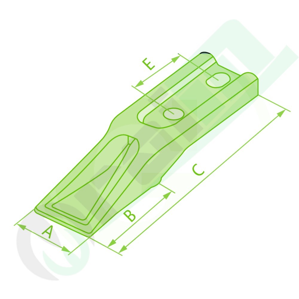 Dente da imbullonare per lame 20 mm Codice 50915Z30020 Rif Orig Mini-02