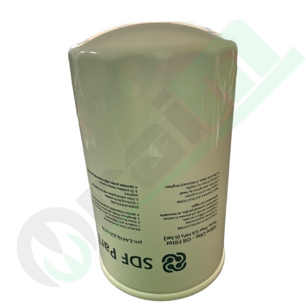 2.4419.350.0/10 Filtro Idraulico Originale per Trattori SDF Same Lamborghini Hurlimann Deutz