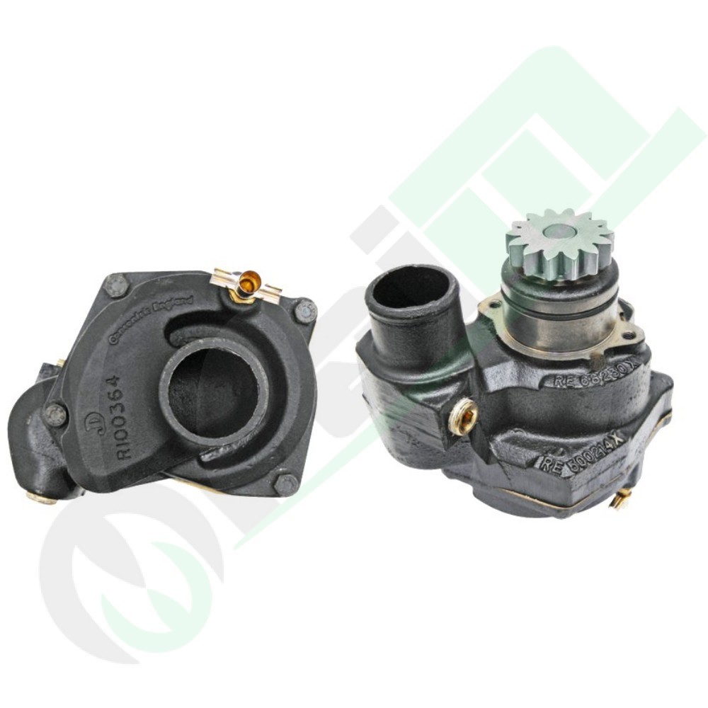 RE68230 Water Pump for John Deere Tractors with Gasket