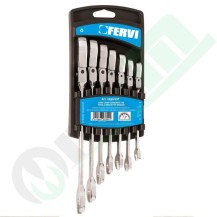 Set 7 Chiavi a Cricchetto Snodate | Per Spazi Ristretti