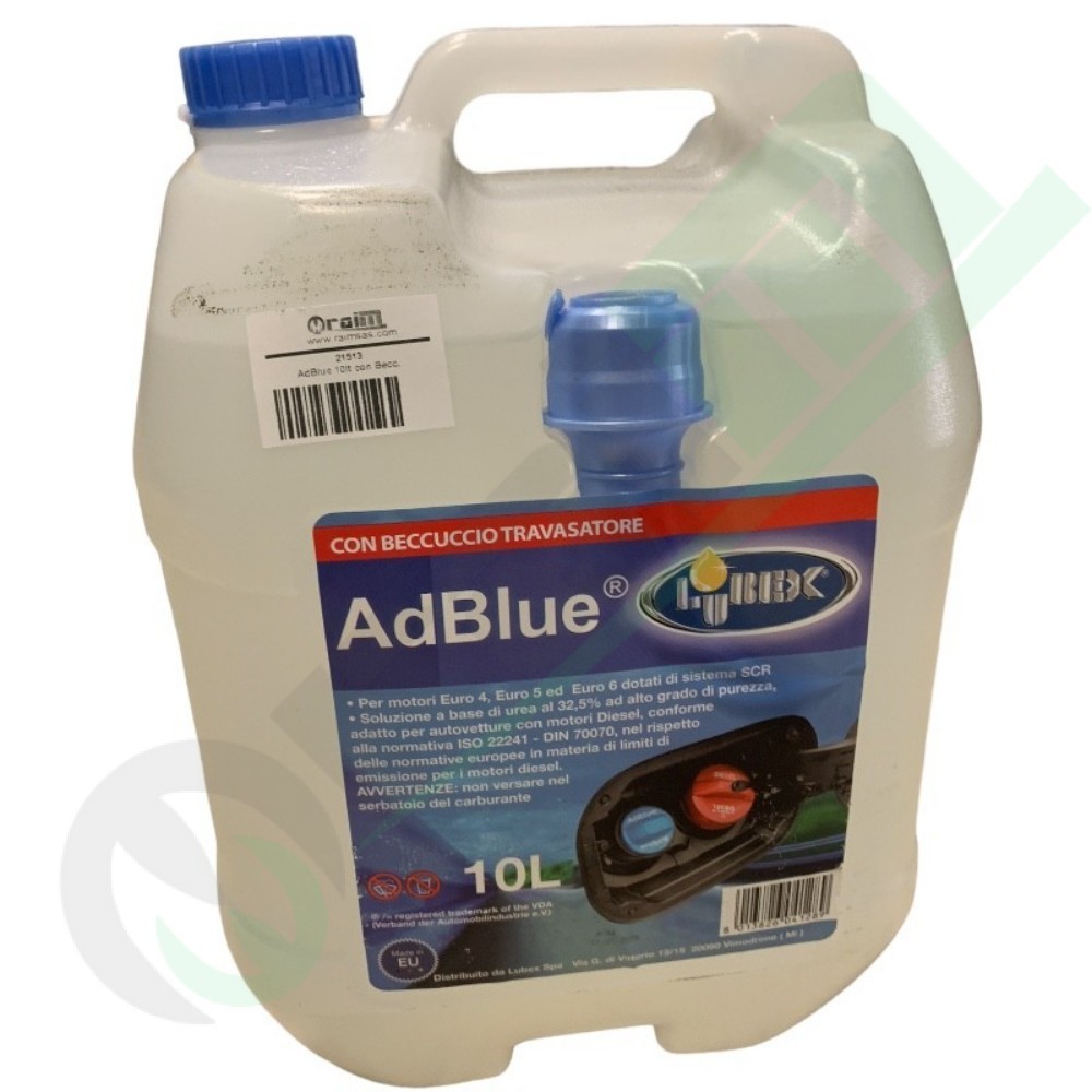 Additivo AdBlue 10lt Lubex | Per Motori Diesel Euro 6