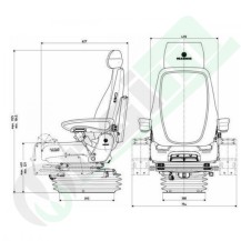 GRAMMER 2401294602 Actimo Evolution MSG95EL/722 | Raim Store